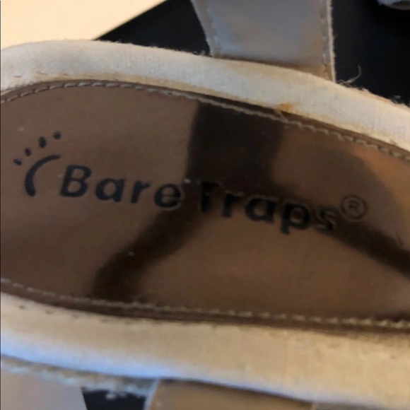 White Sun Flowers Wedges By Bare Traps - Picture 3 of 4